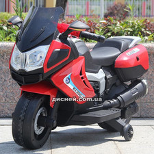 Детский мотоцикл M 3625 EL-3 BMW, кожаное сиденье